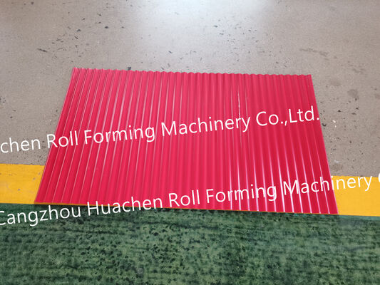 Trapezoidal roof panel / wall panel forming machine / tile manufacturing machine