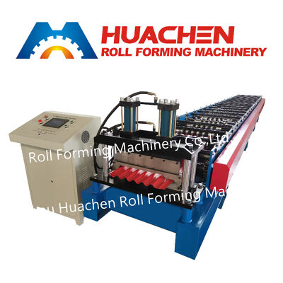 Corrugated profile forming machine, corrugated purlin forming machine, corrugated roof forming machine
