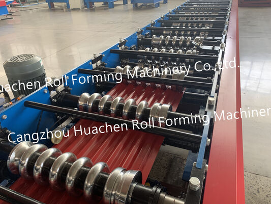 Corrugated profile forming machine, corrugated purlin forming machine, corrugated roof forming machine