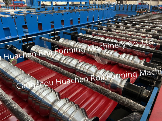Aluminum and galvanized sheet metal color steel plate single-layer platform trapezoidal profile forming machine