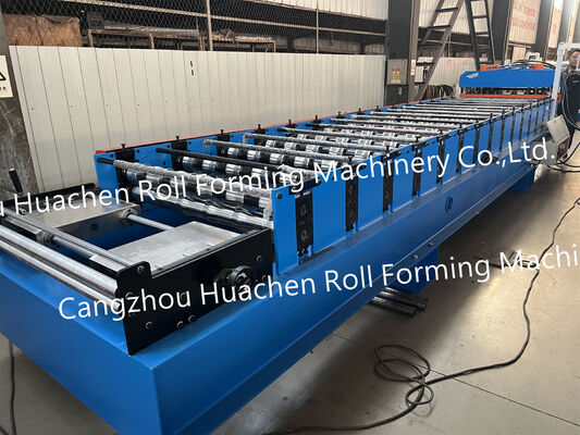 Aluminum and galvanized sheet metal color steel plate single-layer platform trapezoidal profile forming machine