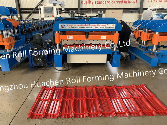 Professional manufacturer of double-layer profile rolling machines and double-layer metal roof sheet/glass tile profiling machines