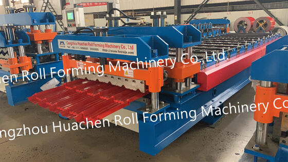 Professional manufacturer of double-layer profile rolling machines and double-layer metal roof sheet/glass tile profiling machines