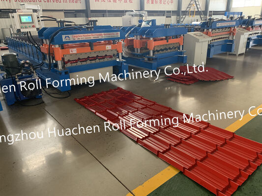 Professional manufacturer of double-layer profile rolling machines and double-layer metal roof sheet/glass tile profiling machines
