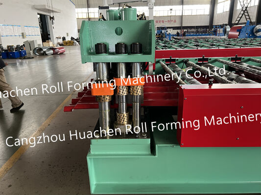 Single-layer profiled metal steel tile roof panel forming machine