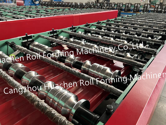 Single-layer profiled metal steel tile roof panel forming machine