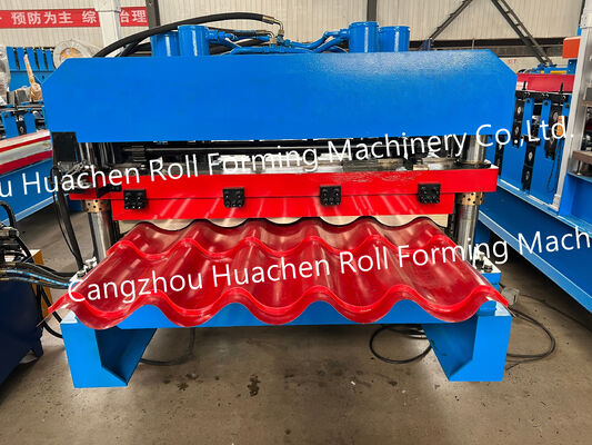 Corrugated Color Steel Roof Sheet Cold Roll Forming Machine for Sale