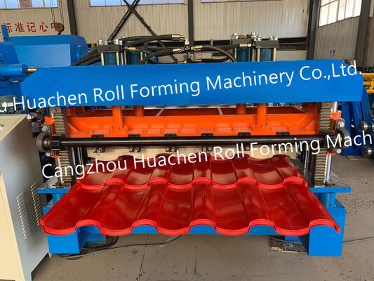 Single-layer durable galvanized sheet steel roof panel forming machine
