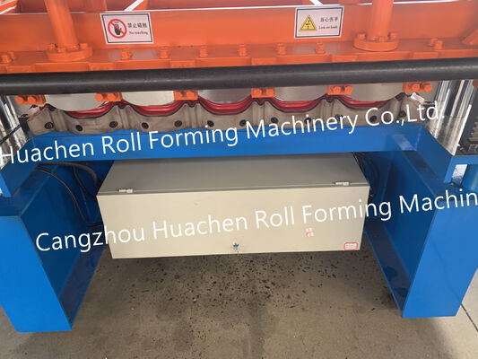 Metal Glazed Roof Tile Roll Forming Machine
