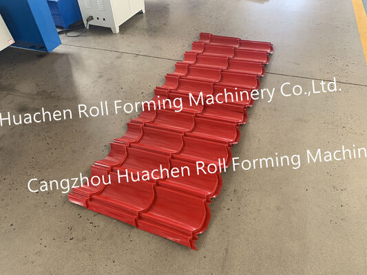 Metal Glazed Roof Tile Roll Forming Machine