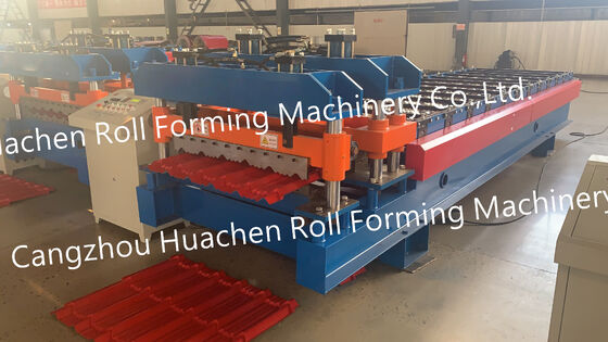 Aluminum Roofing Sheet Roll Forming Machine Metal Tile Making Machine