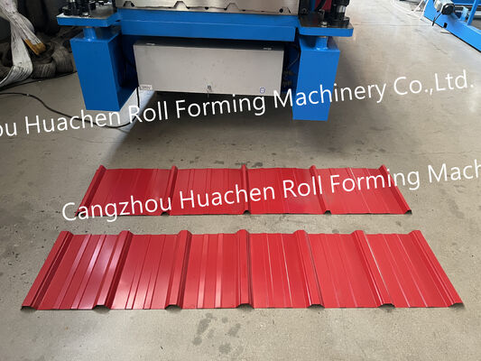 Trapezoidal single-layer and double-layer ceramic tile sheet forming machine