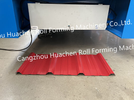 Trapezoidal single-layer and double-layer ceramic tile sheet forming machine