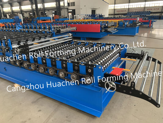 High-efficiency metal roof panel sheet forming machine for construction applications