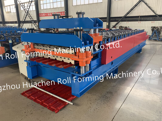 Metal Steel Roll Roofing Sheets Making Machine Double Layer Glazed Tile Making Forming Machine