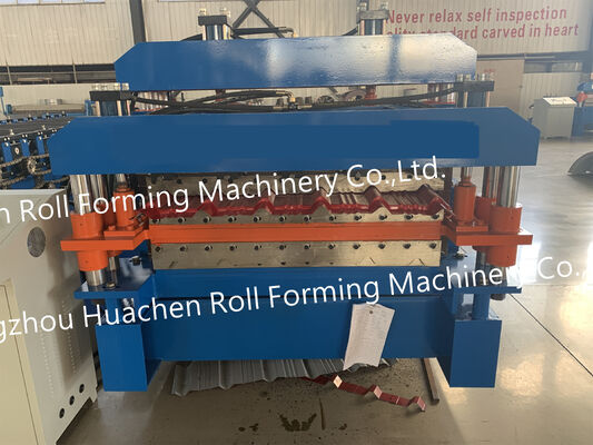 Metal Steel Roll Roofing Sheets Making Machine Double Layer Glazed Tile Making Forming Machine