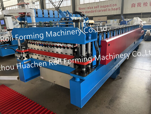 High-quality steel sheet roof panel manufacturing machine / Double-layer glazed tile forming machine