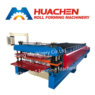 Customized Iron Roofing Sheet Double Layer Glazed Roll Forming Machine