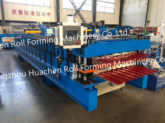 Customized Iron Roofing Sheet Double Layer Glazed Roll Forming Machine