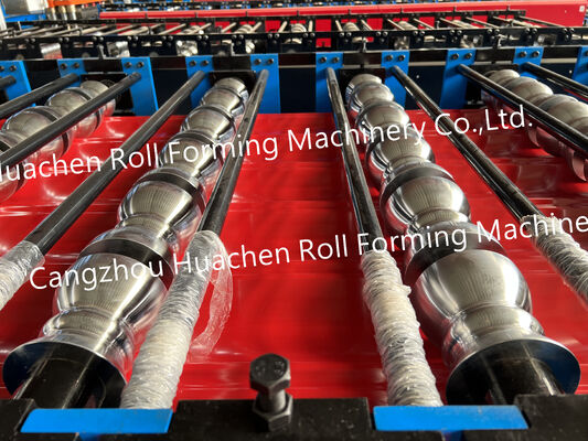 Colored Corrugated Glazed Tile Metal Roofing Profile Zinc Steel Sheet Making Machine Double Layer Roof Roll Forming Machine