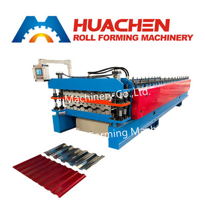 High-strength iron sheet roof panel manufacturing machine