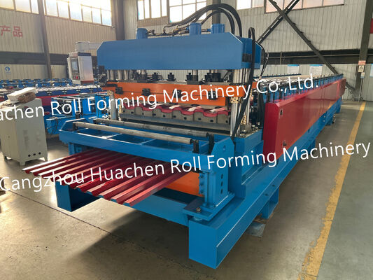 Trapezoidal metal plate roof machine, tile manufacturing machine, roof tile sheet forming machine
