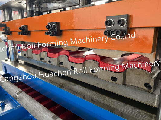 Trapezoidal metal plate roof machine, tile manufacturing machine, roof tile sheet forming machine