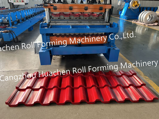 Trapezoidal metal plate roof machine, tile manufacturing machine, roof tile sheet forming machine