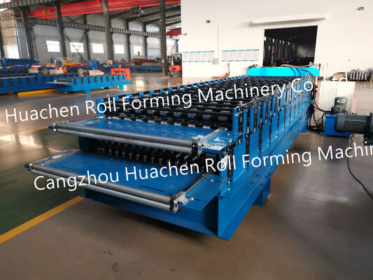 Trapezoidal Corrugated Glazed Step Tile Press Roof Roofing Sheet Roll Former Forming Making Machine Machinery Price Manufacturer