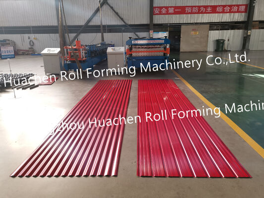 Trapezoidal Corrugated Glazed Step Tile Press Roof Roofing Sheet Roll Former Forming Making Machine Machinery Price Manufacturer