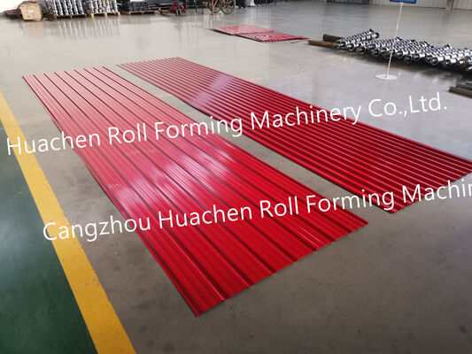 Trapezoidal Corrugated Glazed Step Tile Press Roof Roofing Sheet Roll Former Forming Making Machine Machinery Price Manufacturer