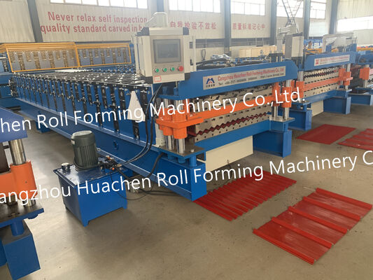 Outlet Double Layer Roof Tile Roll Forming Machine From China