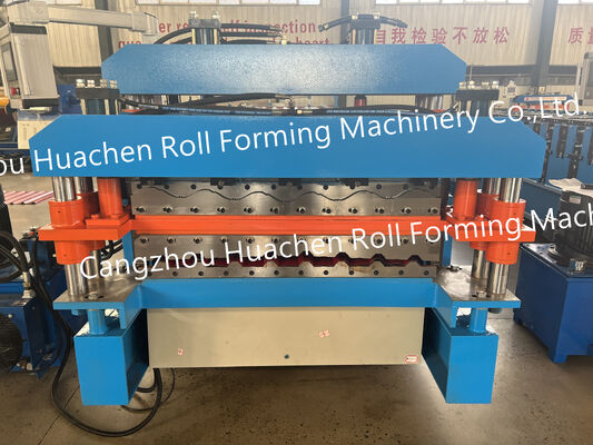 Roof panel and wall panel sheet forming machine
