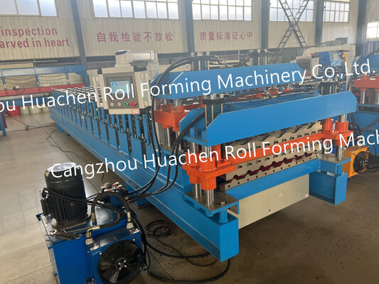 Roof panel and wall panel sheet forming machine
