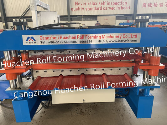 Double-layer galvanized steel coil forming machine produced by Chinese manufacturers