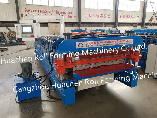 Double-layer galvanized steel coil forming machine produced by Chinese manufacturers