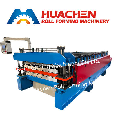 Aluminium Corrugated Roofing Sheet Roll Forming Machine Automatic Line