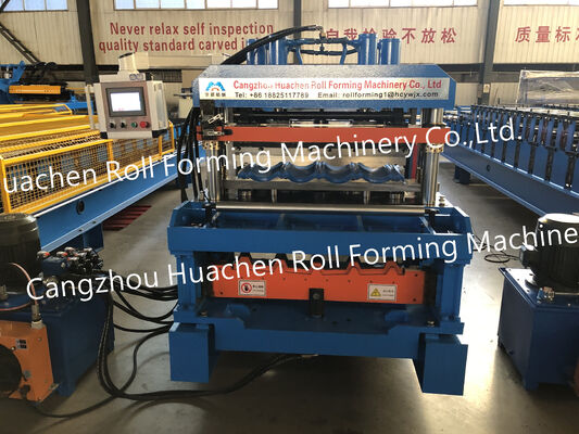 Full Automatic Roof Sheet Glazed Tiles Roll Forming Machine