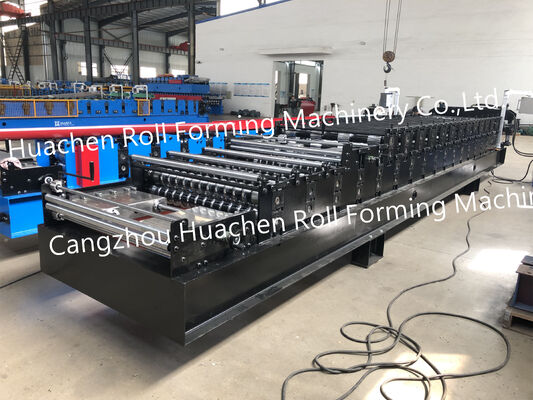 Steel corrugated roof formed by cold bending with trapezoidal profiled steel sheet machine