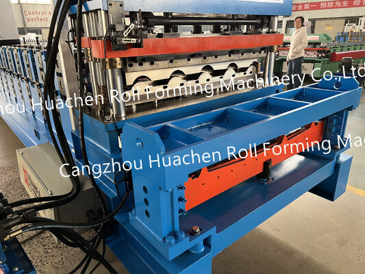 Roof corrugated panel rolling machine, double-layer roof tile rolling machine