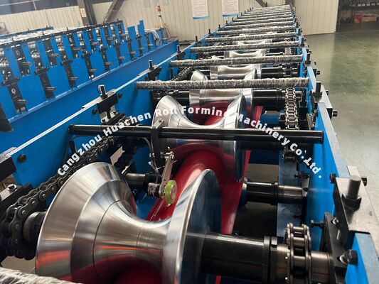 High-Performance Metal Ridge Cap Roll Forming Machine for Roofing Industry Production