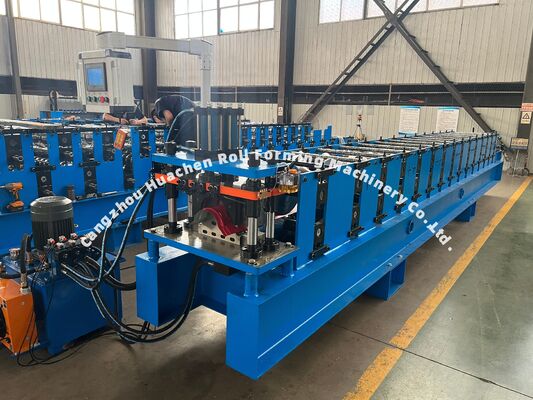 High-Performance Metal Ridge Cap Roll Forming Machine for Roofing Industry Production