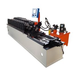 Omega Furrer Channel PPGI Glazed Tile Roll Forming Machine High Speed