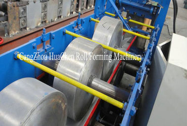 Quad Gutter Machine Downspout Gutter Roll Forming Machine Controled By PLC With Touch Screen