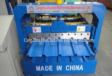 Automatic Roof Sheet Galvanized Steel Roll Forming Machine With 19 Row Rollers