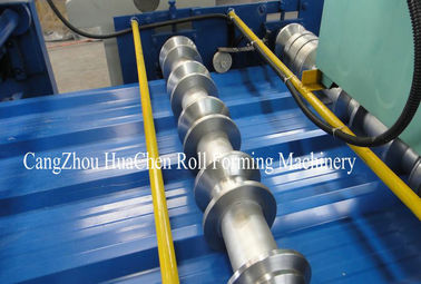 Automatic Roof Sheet Galvanized Steel Roll Forming Machine With 19 Row Rollers