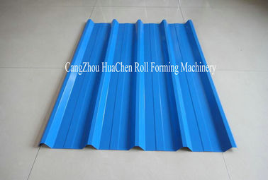 Automatic Roof Sheet Galvanized Steel Roll Forming Machine With 19 Row Rollers