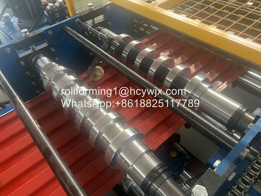 614mm Plc 9.5kw Shutter Door Roll Forming Machine