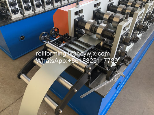 Ppgi Cu 1.8mm Purlin Roll Forming Machine With Ellipse Punching Holes