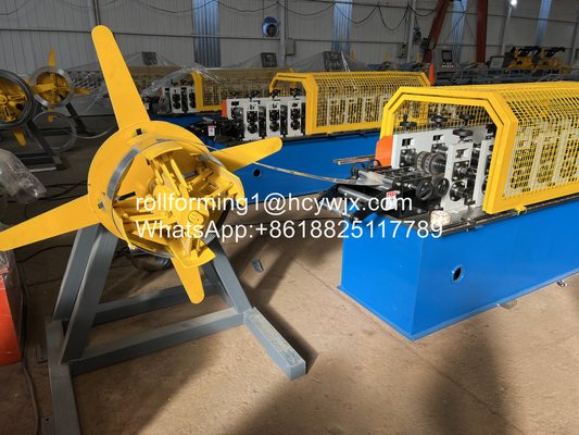 High Capacity 0.3MM Stud And Track Roll Forming Machine With Punching